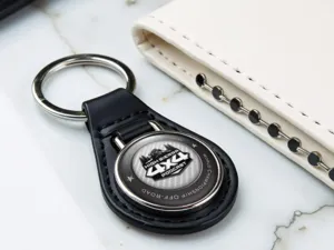 Custom Leather Keychains Personalized Touch Gift